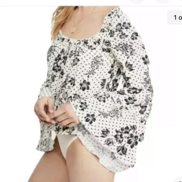 Free People One On One Date Bodysuit Tea Combo size small - Picture 8 of 13